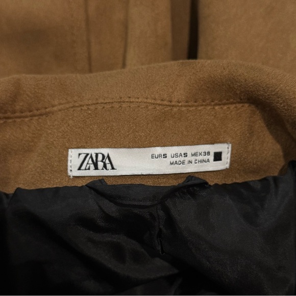 ZARA Faux Suede Jacket Men Sm - Picture 5 of 10